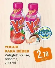 SPAR Gran Canaria Kalise - yogur para beber oferta