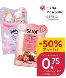 Rossmann Isana - masacilla de tela oferta