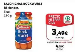 SPAR Gran Canaria Spar - salchichas oferta