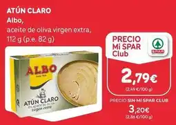 SPAR Gran Canaria Albo - atún claro oferta