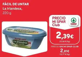 Spar - lactel de untar