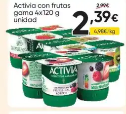 FROIZ Activia con frutas gama oferta