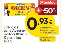 FROIZ GALLINA BLANA Caldo de pollo Gallina Blanca 12 pastillas oferta