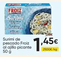 FROIZ FROIZ Surimi de pescado al ajillo picante oferta