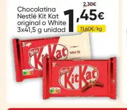 FROIZ Chocolatina Nestlé Kit Kat original o White oferta