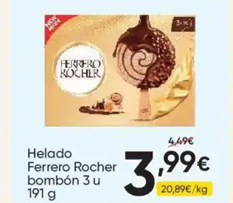 FERRERO ROCHER Helado bombón 3 u