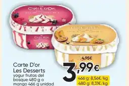 FROIZ CARTE D'OR Les Dessert oferta