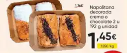 FROIZ Napolitana decorada crema o chocolate 2 u oferta