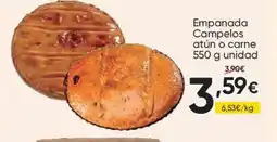FROIZ Empanada Campelos atún o carne oferta