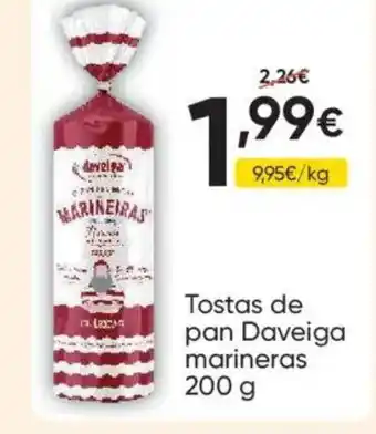 FROIZ DAVEIGA Tostas de pan marineras oferta