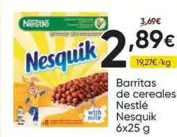 FROIZ NESQUIK Barritas de cereales Nestlé oferta
