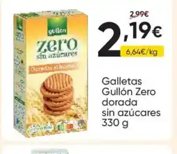 FROIZ GULLÓN Galletas Zero dorada sin azúcares oferta