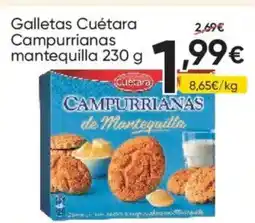 FROIZ CUÉTARA Galletas Campurrianas mantequilla oferta