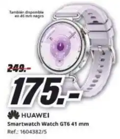 MediaMarkt Huawei - smartwatch watch gt6 41 mm oferta