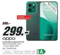 MediaMarkt Oppo - smartphone reno14f 5g oferta
