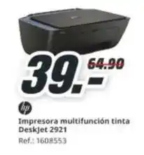 MediaMarkt Hp - impresora multifunción tinta deskjet 2921 oferta