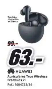 MediaMarkt Huawei - auriculares true wireless freebuds 7i oferta