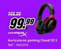 MediaMarkt Hyperx - auriculares gaming cloud oferta