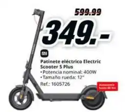 MediaMarkt Plus - patinete eléctrico scooter 5 oferta