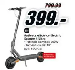 MediaMarkt Xiaomi - patinete eléctrico electric scooter 4 ultra oferta