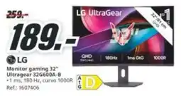 MediaMarkt Lg - monitor gaming 32 ultragear 32g600a-b oferta