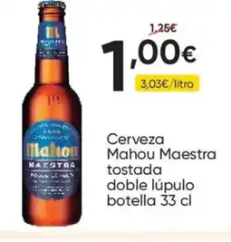 FROIZ MAHOU Cerveza Maestra tostada doble lúpulo botella oferta
