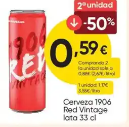 FROIZ 1906 RED VINTAGE Cerveza lata oferta