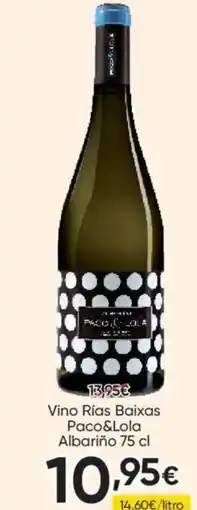 FROIZ PACO & LOLA Vino Rías Baixas Albariño oferta