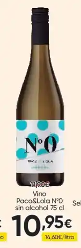FROIZ PACO& LOLA N°O Vino sin alcohol oferta