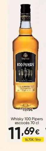 FROIZ 100 PIPERS Whisky escocés oferta