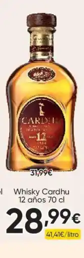 FROIZ CARDHU Whisky 12 años oferta