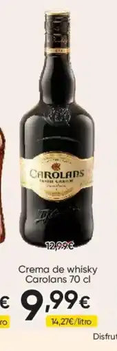 FROIZ CAROLANS Crema de whisky oferta