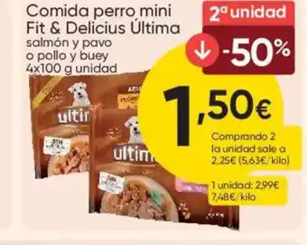 FROIZ ÚLTIMA Comida perro mini Fit & Delicius oferta