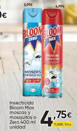 FROIZ BLOOM Insecticida Max moscas y mosquitos o Zero oferta