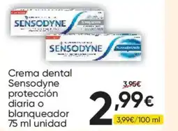 FROIZ SENSODYNE Crema dental protección diaria o blanqueador oferta