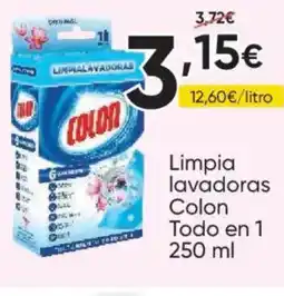 FROIZ COLON Limpia lavadoras Todo en 1 oferta