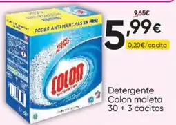 FROIZ COLON Detergente maleta 30+3 cacitos oferta