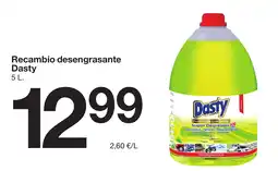 Zeeman DASTY Recambio desengrasante oferta