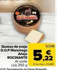 Carrefour Market Rocinante - quesos de oveja d.o.p manchego anejo oferta