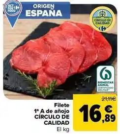 Carrefour Market Filete 1a a de añojo oferta
