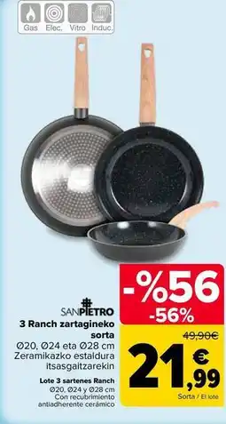 Carrefour Market 3 ranch zartagineko sorta oferta