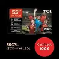 Movistar Tcl - tcl 55c7l (sqd-mini led) oferta
