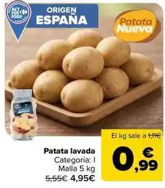 Carrefour Market Origen - patata lavada oferta