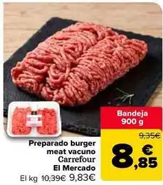Carrefour Market Carrefour - preparado burger meat vacuno oferta