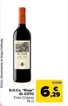 Carrefour Market El coto - d.o.ca. rioja oferta