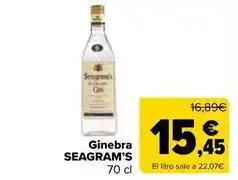 Carrefour Market Seagram's - ginebra oferta