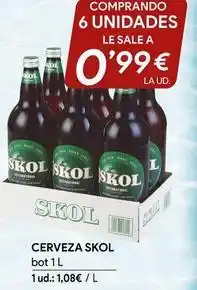 Minymas Skol - cerveza oferta