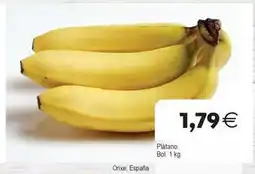 Plenus Supermercados España - platano bol oferta