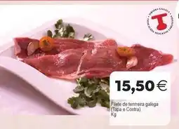 Plenus Supermercados Gallega - filete de terreira galega oferta