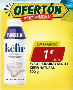 Minymas Nestlé - yogur liquido kefir natural oferta